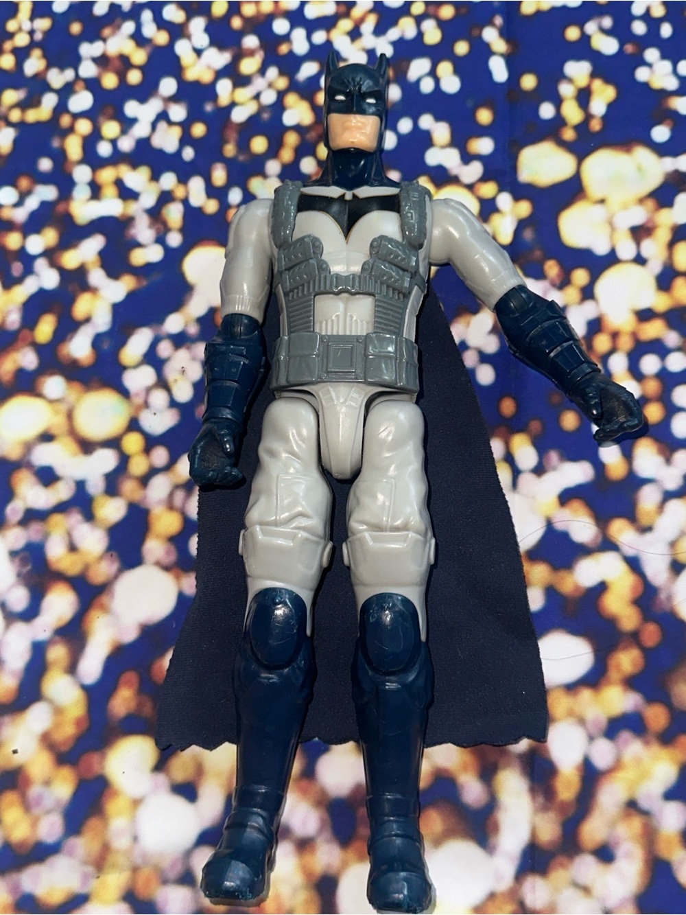 Batman Poseable Figure - Dark Blue and Light Gray
